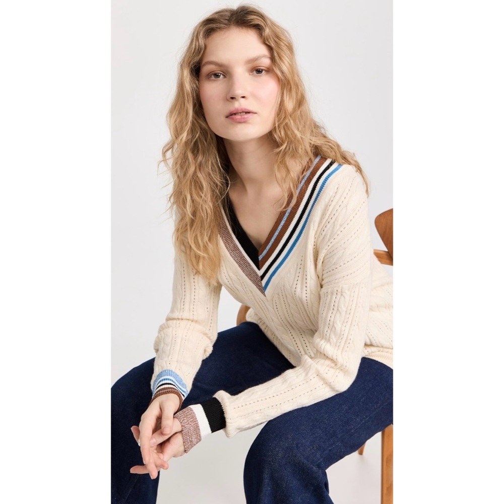 Veronica Beard ‘Rory’ V-Neck Pullover Sweater - Picture 5 of 6